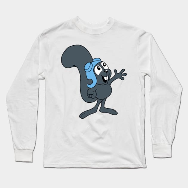 Rocky - Rocky & Bullwinkle Long Sleeve T-Shirt by LuisP96